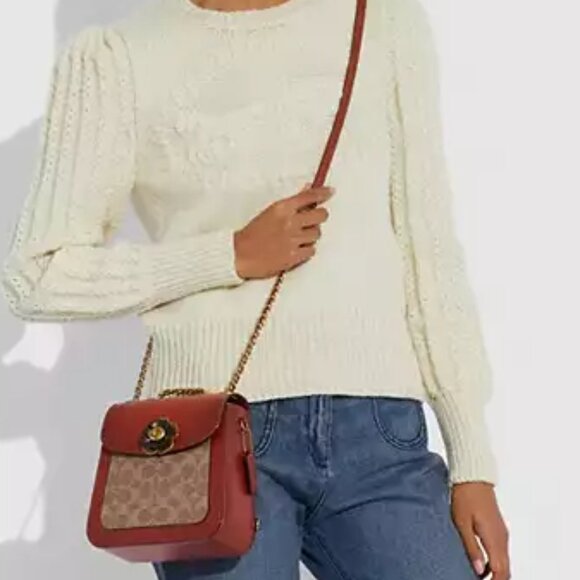 Coach Madison Convertible Backpack 18 In Signature Canvas - Picture 14 of 14